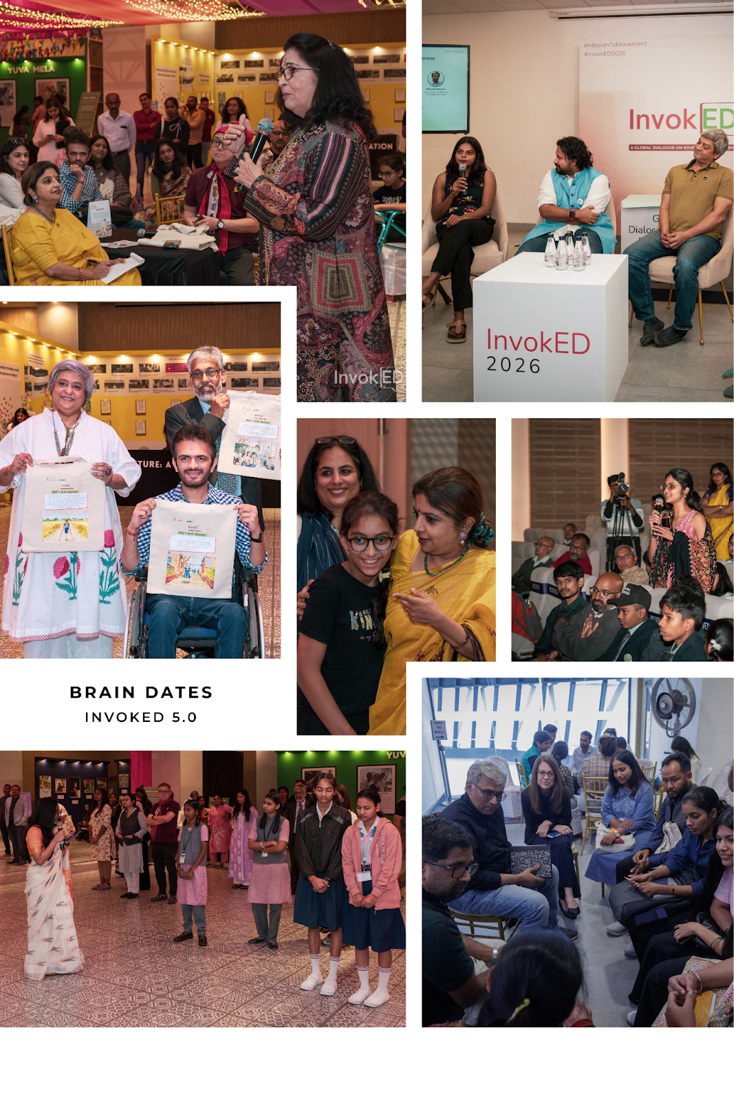 InvokED photo collage