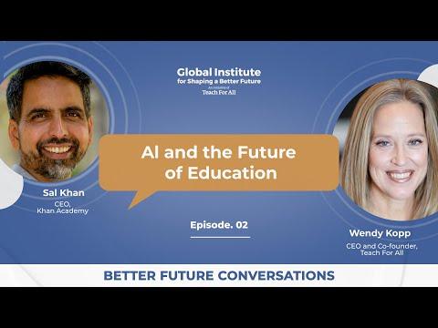 Preview image for the video "Better Future Conversation AI and the Future of Education".